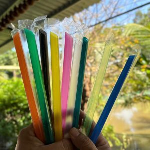 Ống Hút Màng Bọc Nhựa(màu)
