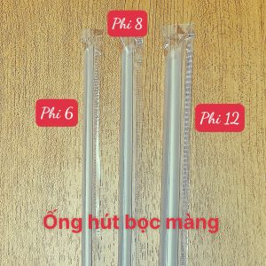 Ống Hút Trong Bọc Màng Nhựa
